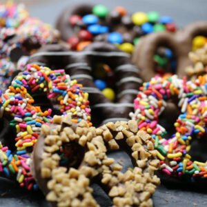 chocolate covered pretzels variety