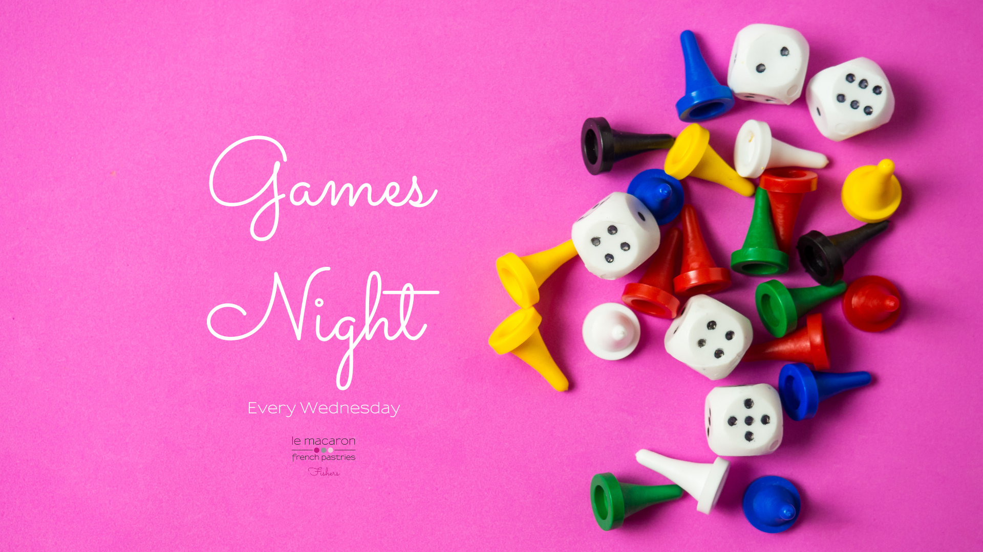 indianapolis game night every wednesday night at le macaron fishers