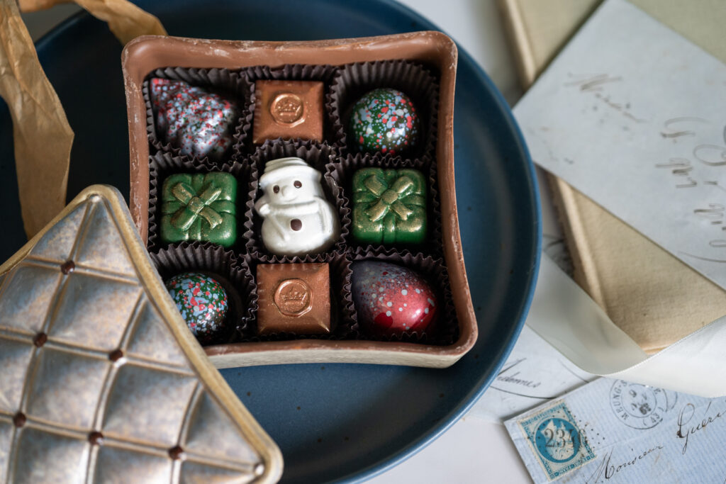 Holiday chocolate truffles from Ghyslain Chocolatier