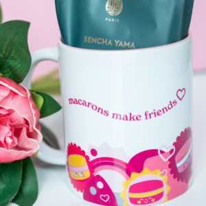 le macaron fishers tea and mug gift set