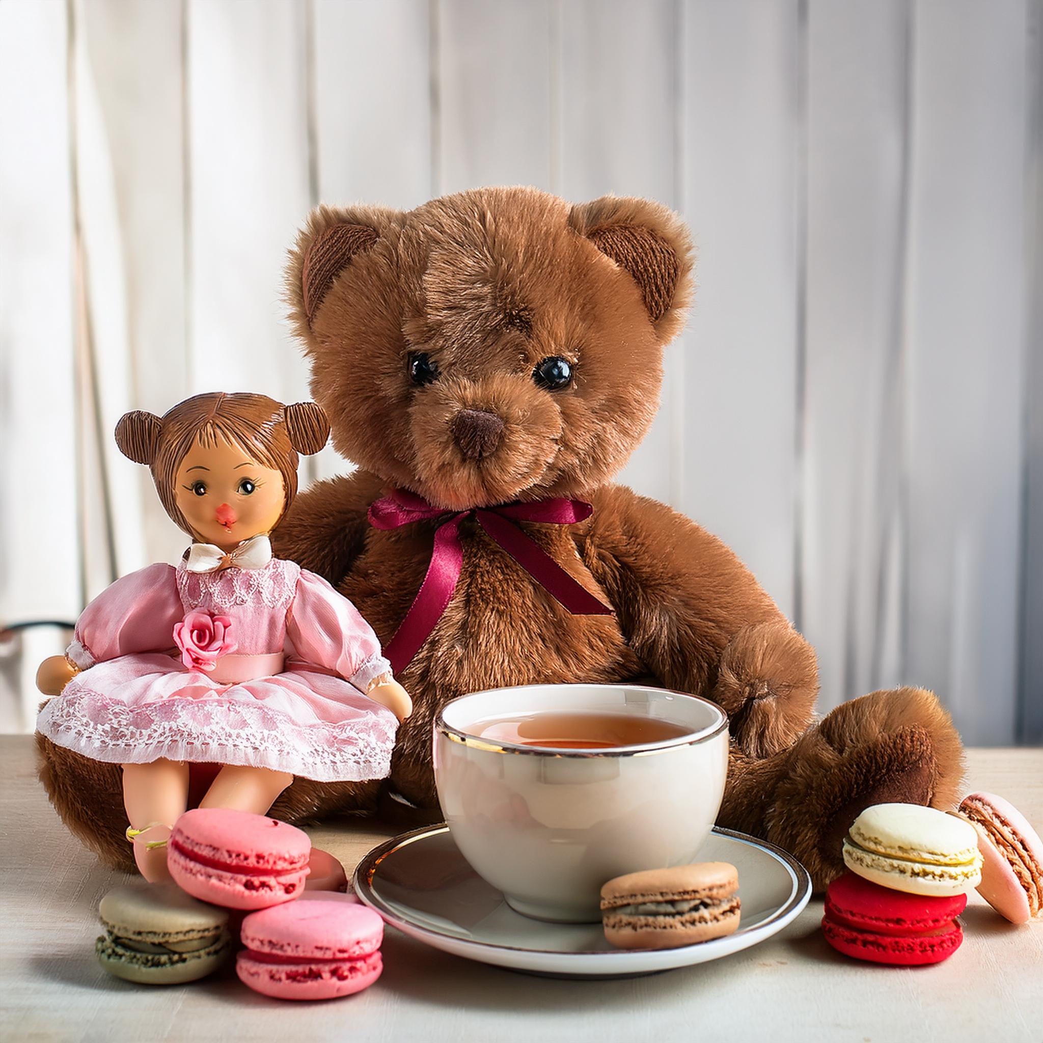 teddy bear tea at le macaron fishers on january 18, 2025