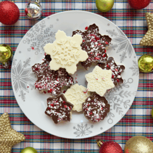 peppermint bark at Le Macaron Fishers