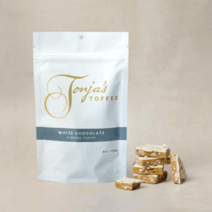 White Chocolate Almond Toffee